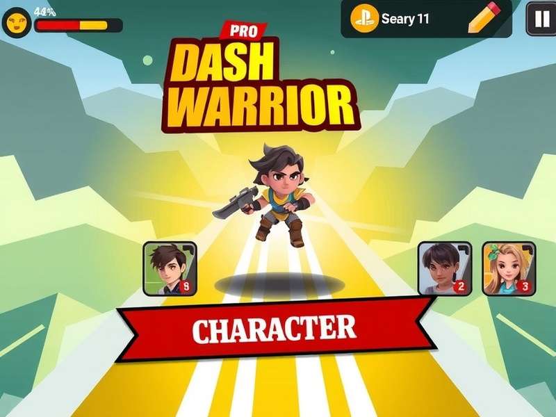 Pro Dash Warrior gameplay screenshot